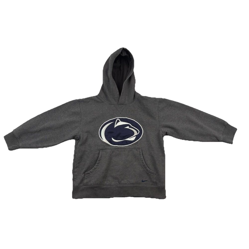 Penn State Nittany Lions Nike Hoodie Youth 6 Gray Long Sleeve pocket